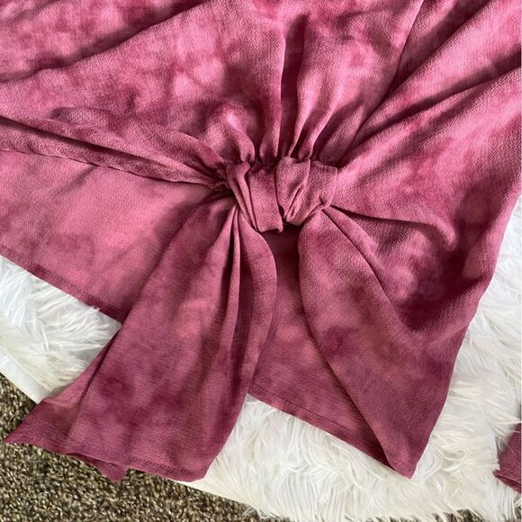 Juicy Couture Top Bell Sleeve Pink Womens Size Medium - Picture 3 of 8